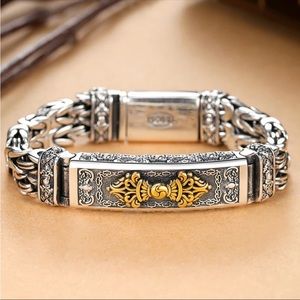 S925 good luck vajra pestle bracelet